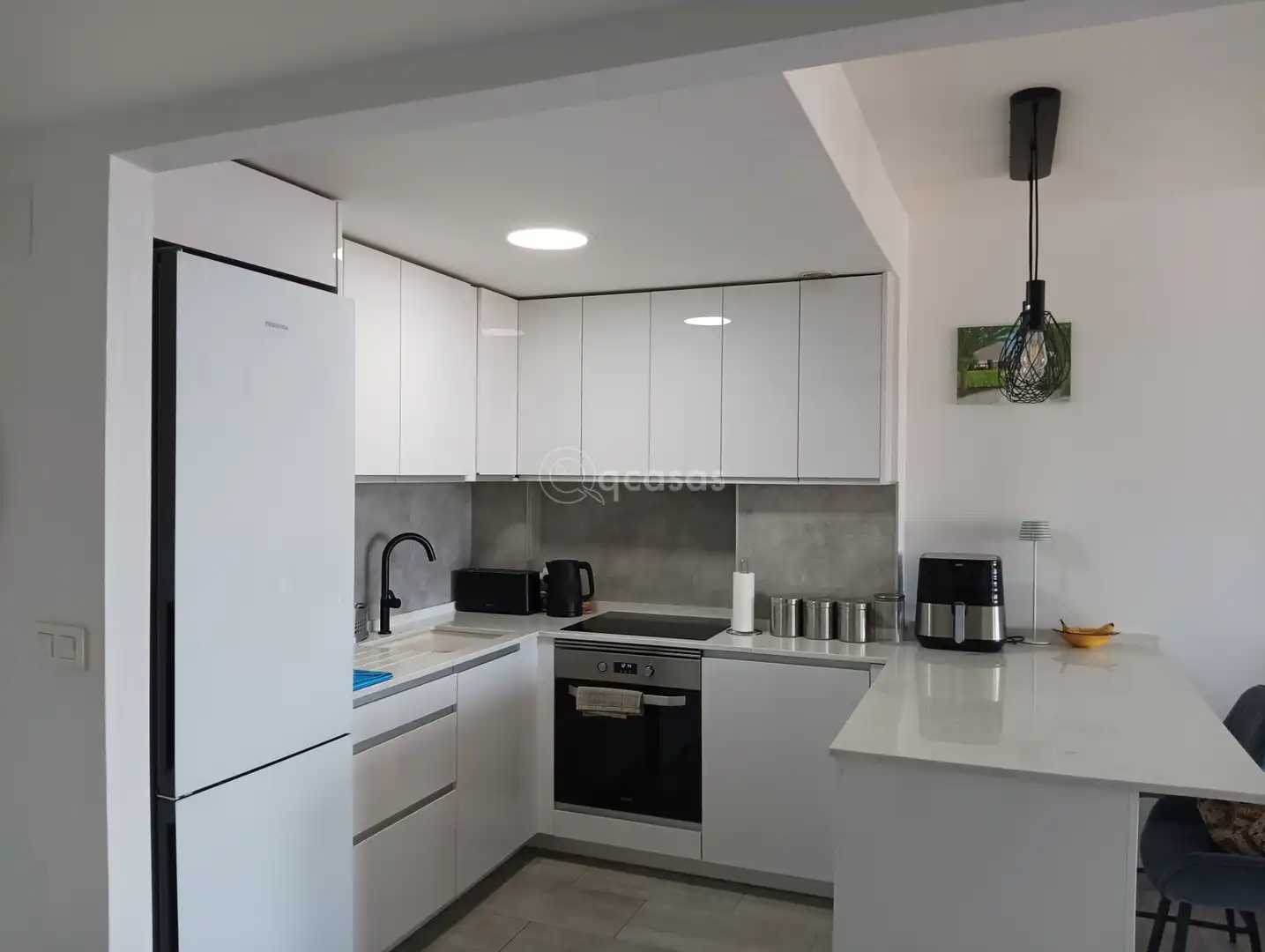 Cocina de Apartamento en venta en Benalmádena con Aire acondicionado, Calefacción y Terraza