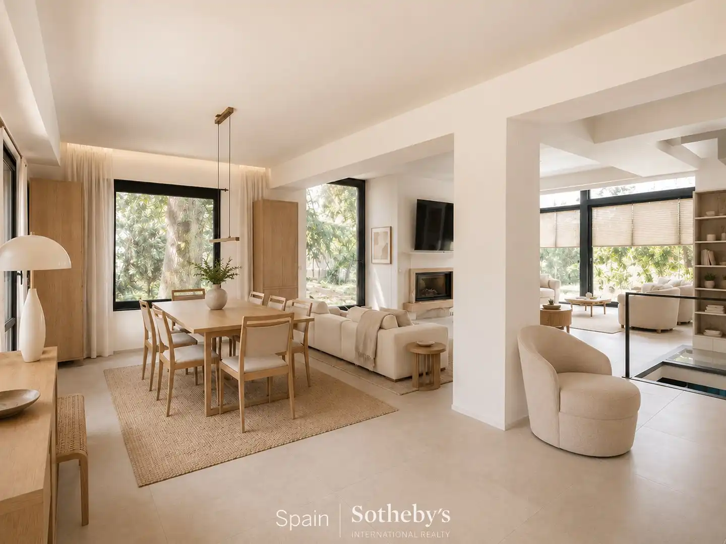 Sala de estar de Casa o chalet en venta en Madrid con Aire acondicionado, Jardín privado y Terraza