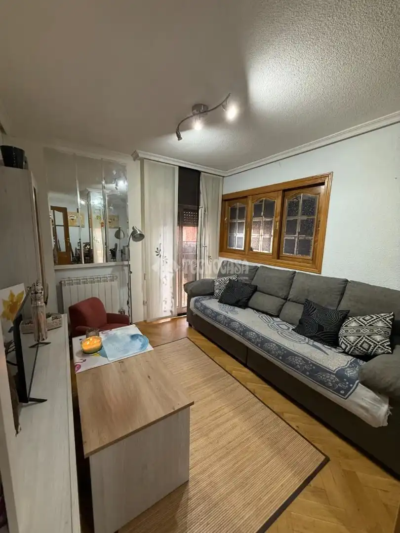 Sala de estar de Piso en venta en Madrid con Calefacción y Amueblado