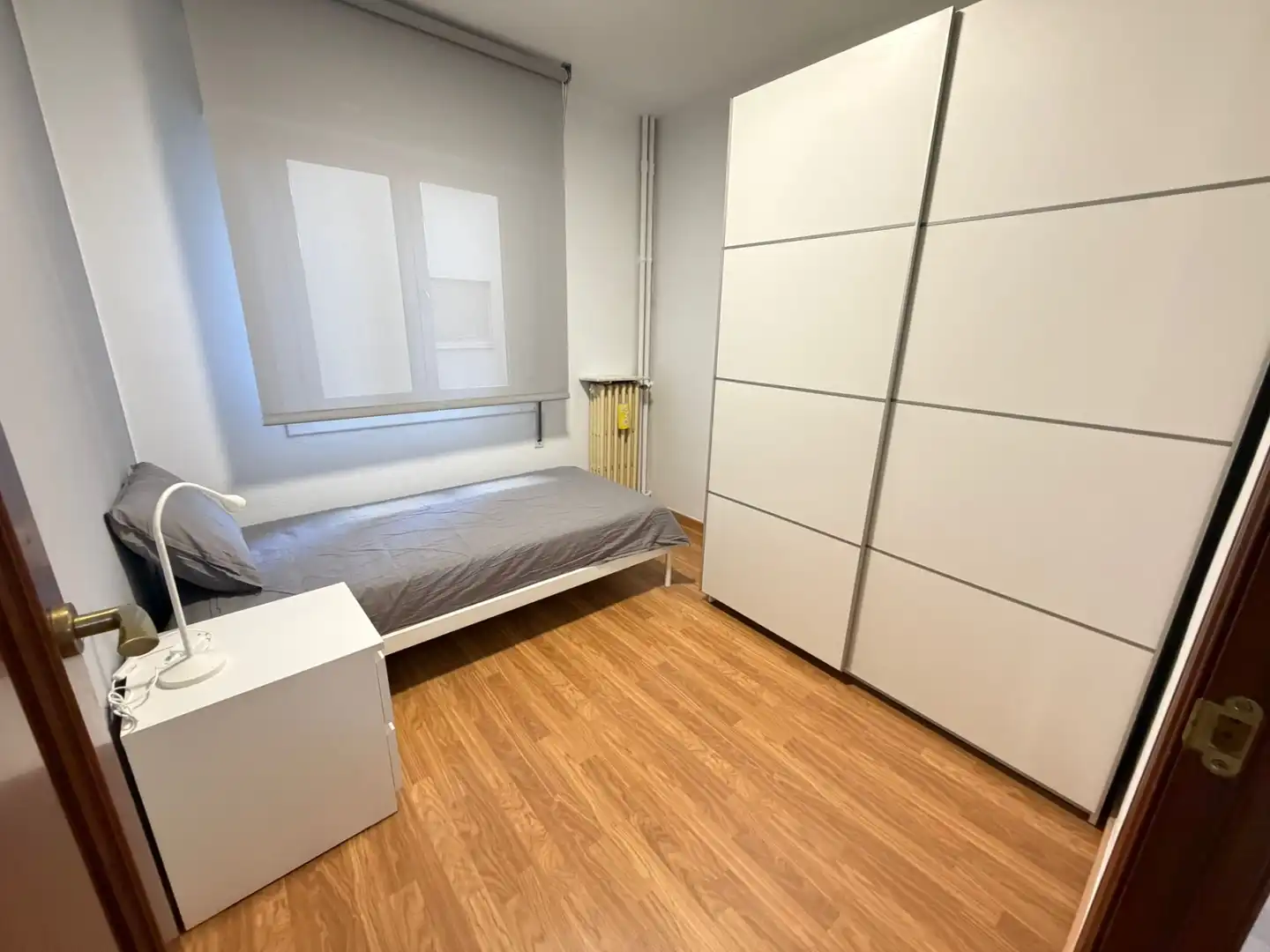 Bedroom of Flat for rent in Lleida  with Air Conditioner, Heating and Parquet flooring