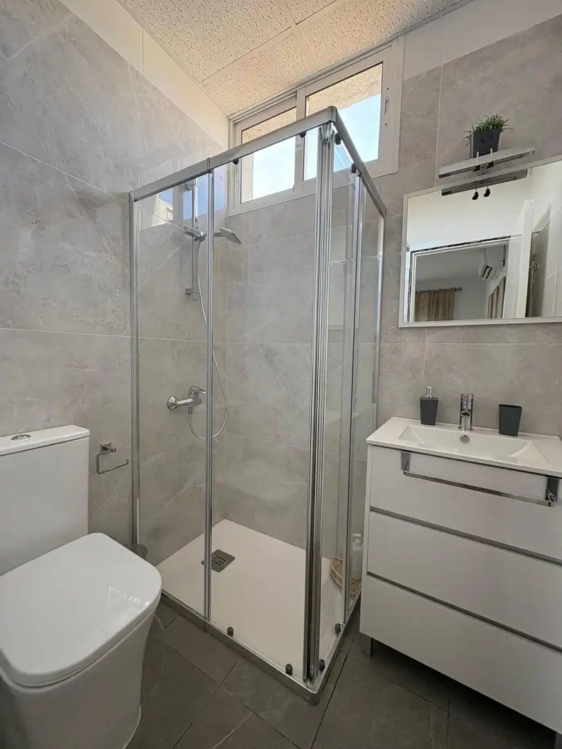Bany de Casa o xalet de lloguer en Chiclana de la Frontera amb Aire condicionat, Jardí privat i Moblat