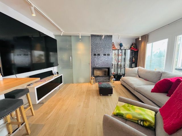 Sala d'estar de Casa adosada en venda en Sant Pere de Ribes amb Aire condicionat, Calefacció i Terrassa