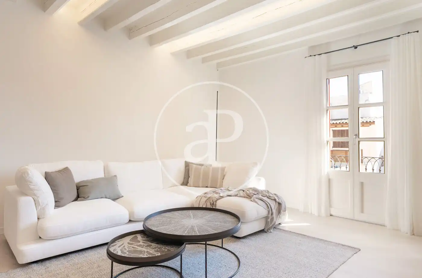 Sala de estar de Piso en venta en  Palma de Mallorca con Aire acondicionado, Calefacción y Terraza
