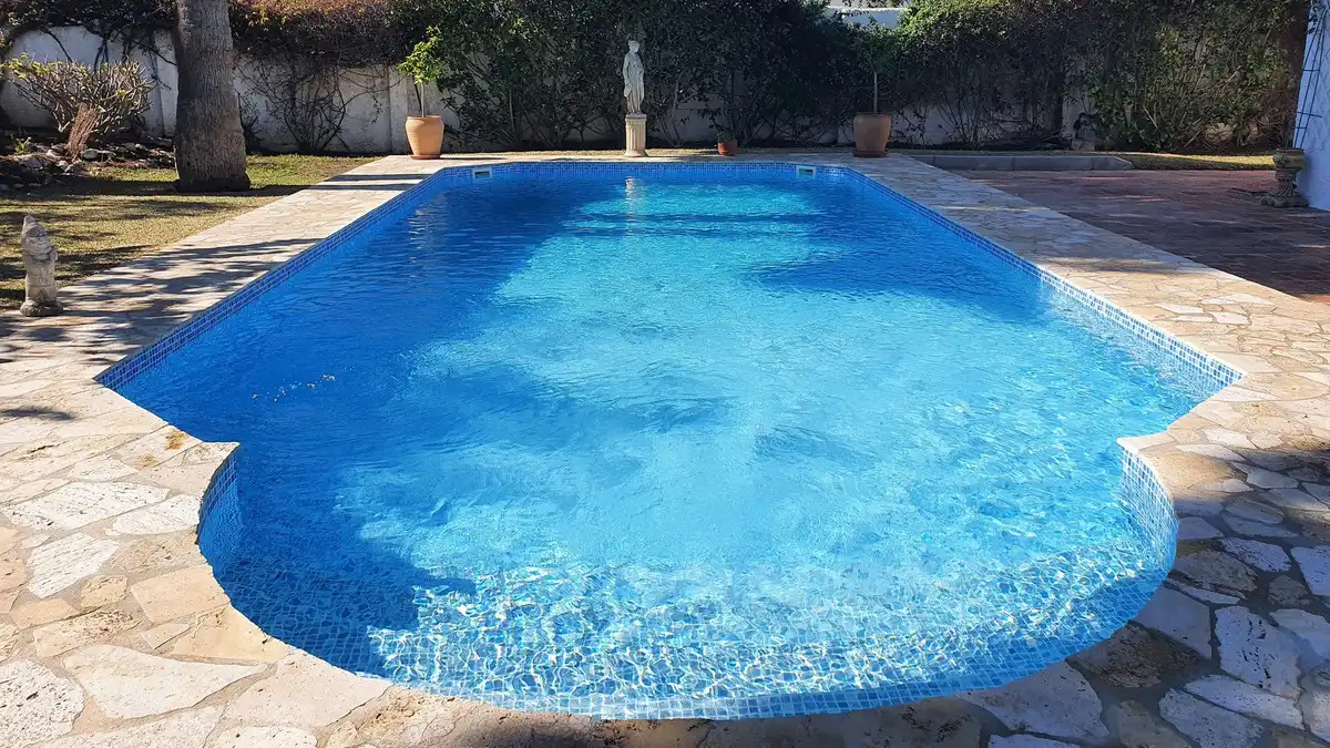 Piscina de Casa o xalet de lloguer en Mijas amb Aire condicionat, Jardí privat i Piscina