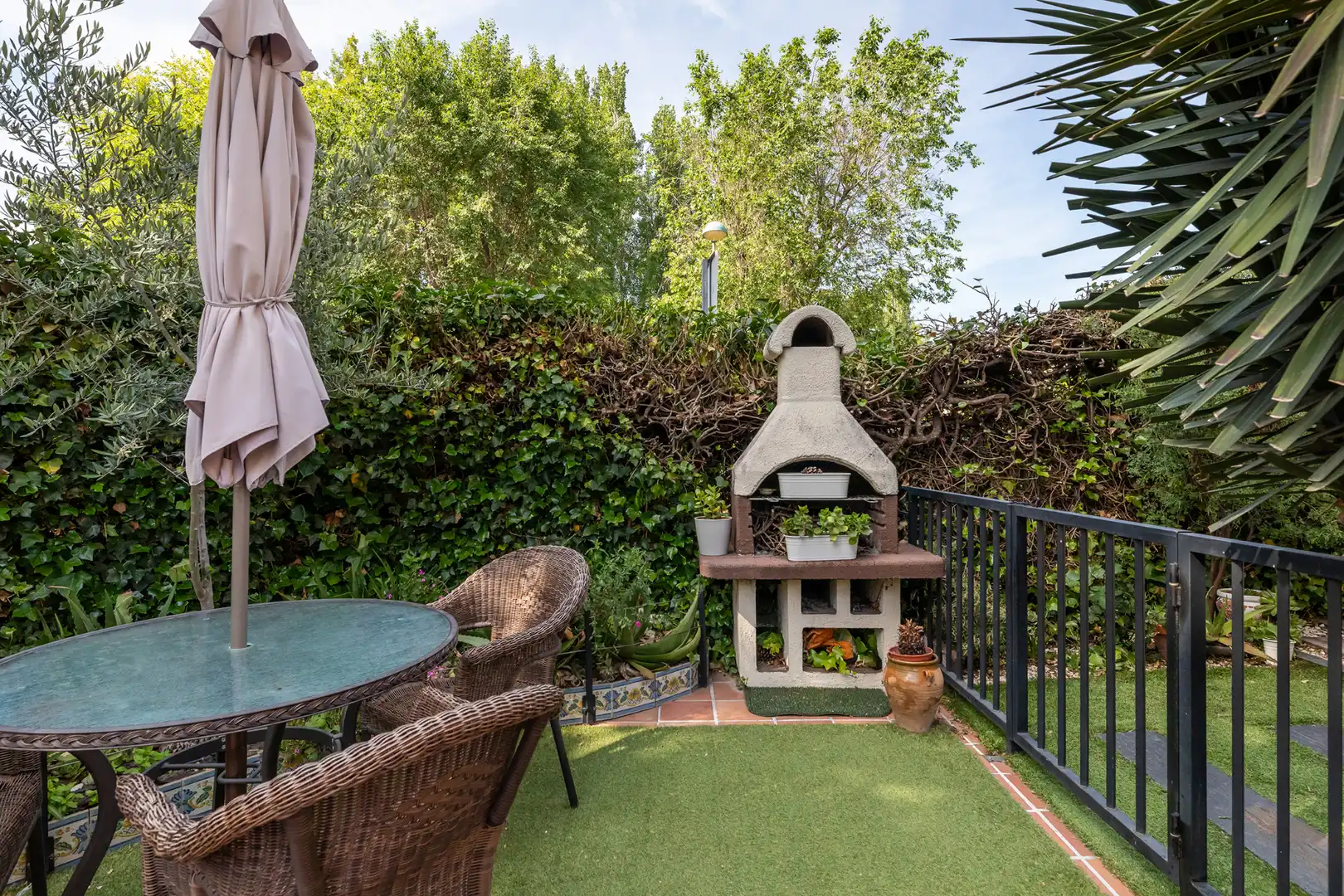 Terrasse von Haus oder Chalet zum Verkauf in Pozuelo de Alarcón mit Klimaanlage, Heizung und Privatgarten