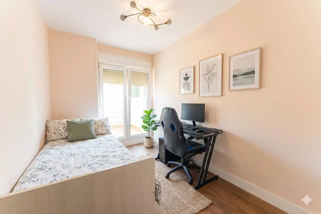 Bedroom of Ground floor for sale in Arroyomolinos (Madrid)  with Air Conditioner, Heating and Private garden