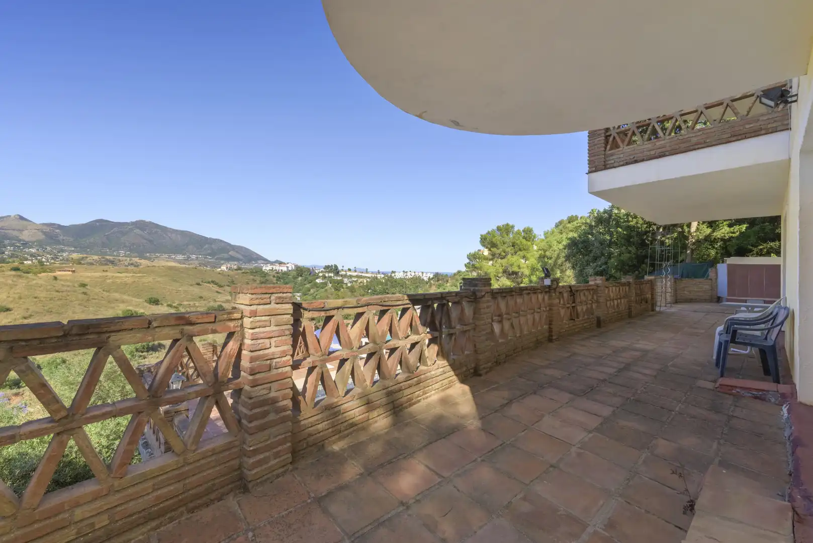 Terrassa de Casa o xalet en venda en Mijas amb Aire condicionat, Terrassa i Piscina
