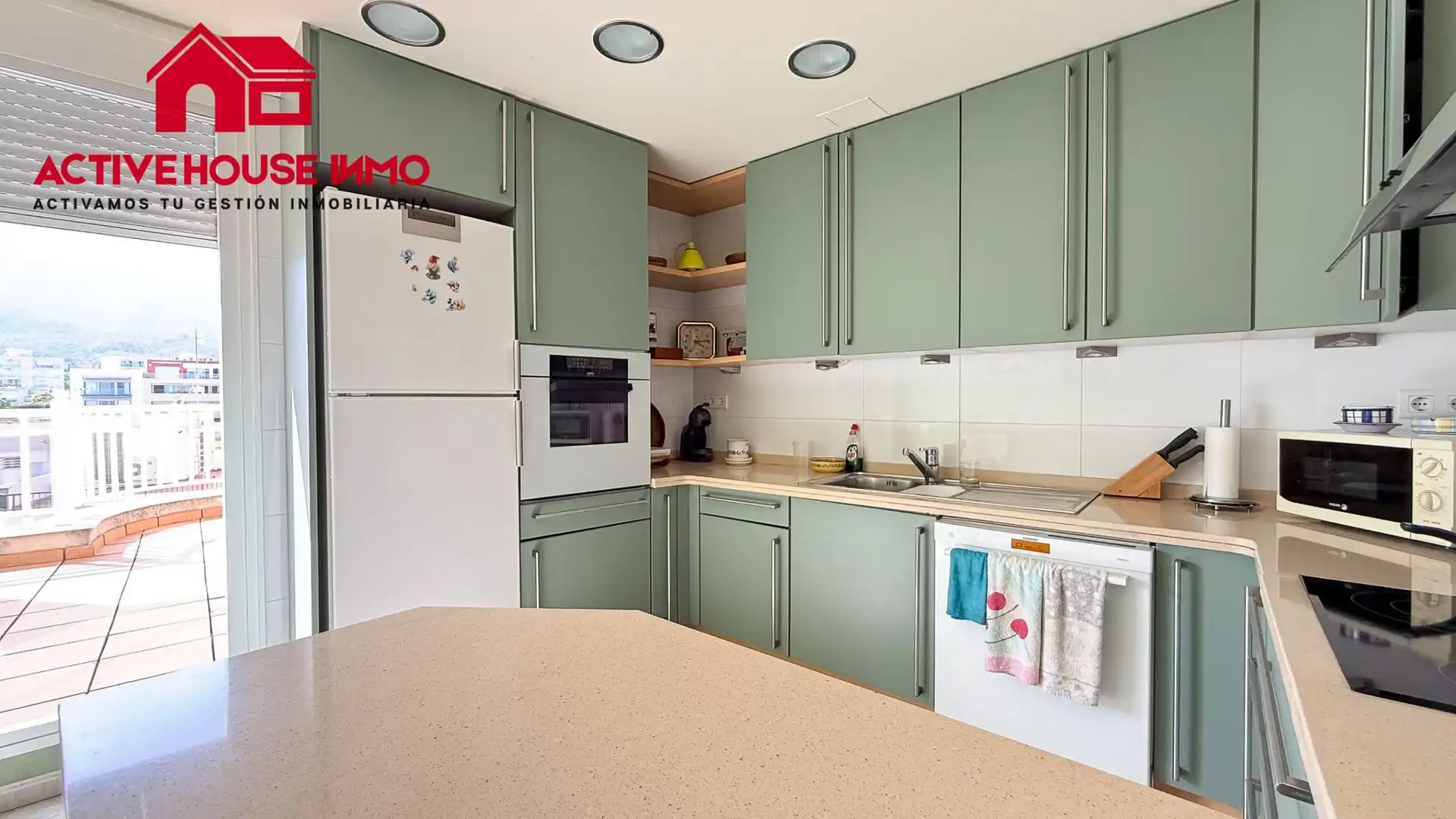 Kitchen of Attic for sale in La Ràpita  with Heating, Terrace and Storage room