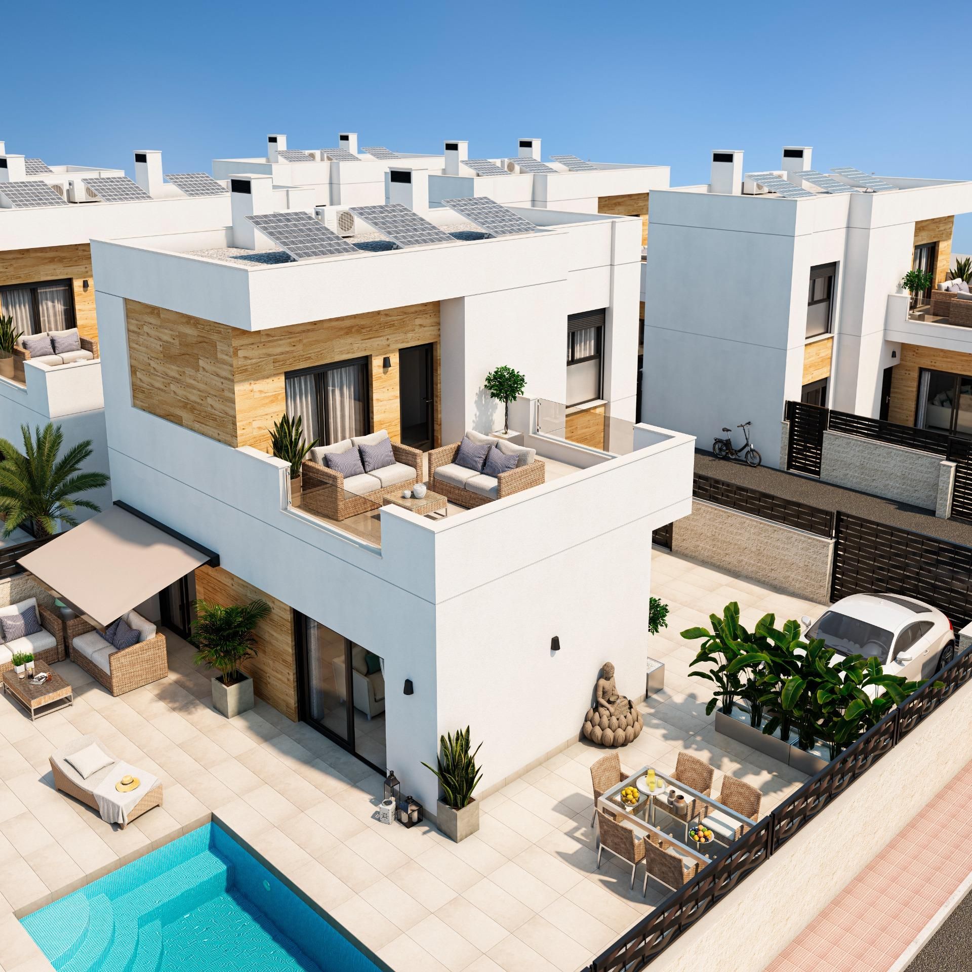 Terrassa de Casa o xalet en venda en Rojales amb Aire condicionat, Calefacció i Jardí privat