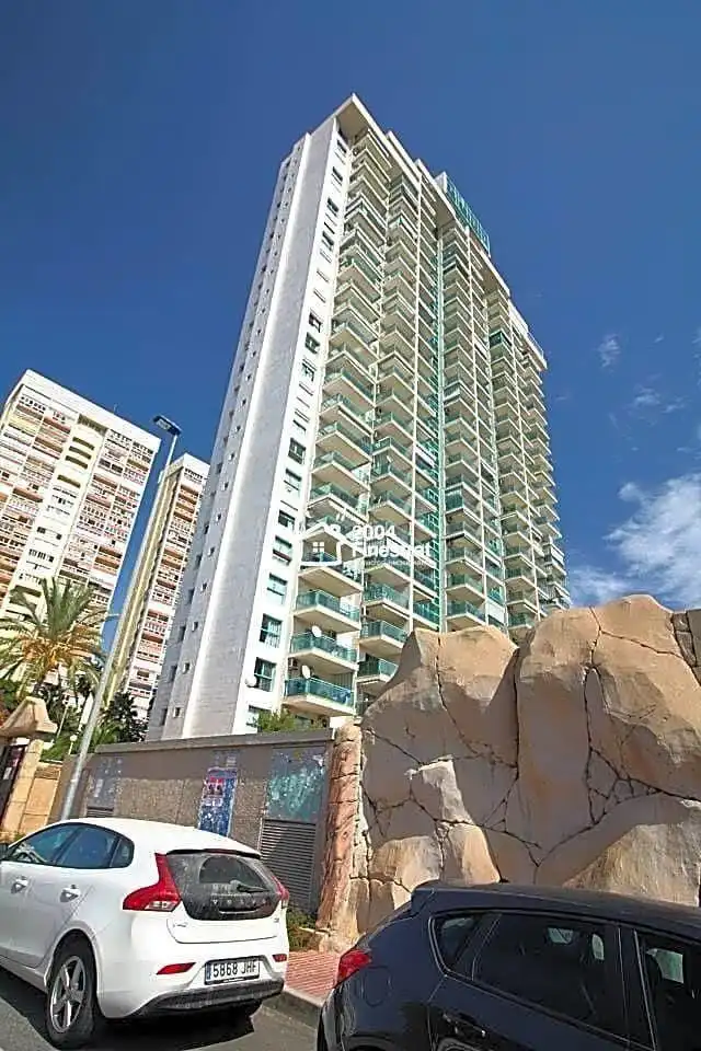 Außenansicht von Wohnung zum Verkauf in Villajoyosa / La Vila Joiosa mit Klimaanlage, Terrasse und Gemeinschaftspool
