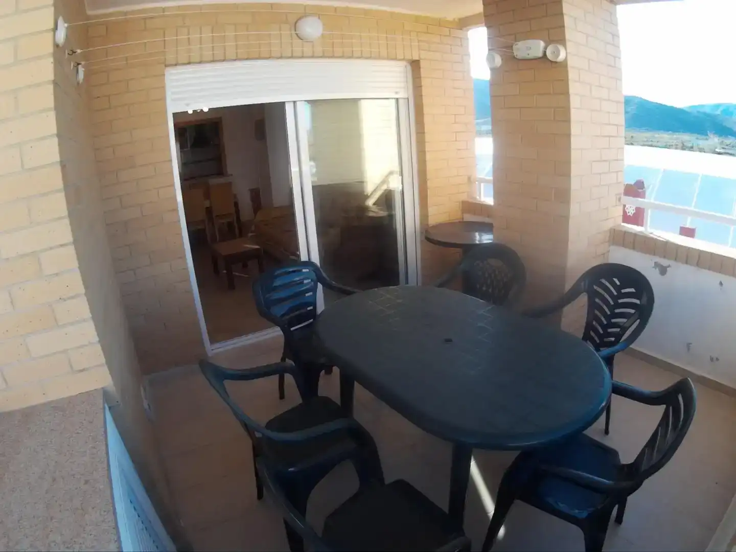 Terraza de Piso de alquiler en Oropesa del Mar / Orpesa con Aire acondicionado, Piscina y Amueblado