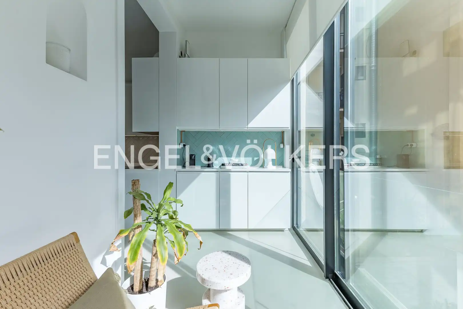 Balcony of Flat for sale in Barcelona  with Air Conditioner, Heating and Storage room