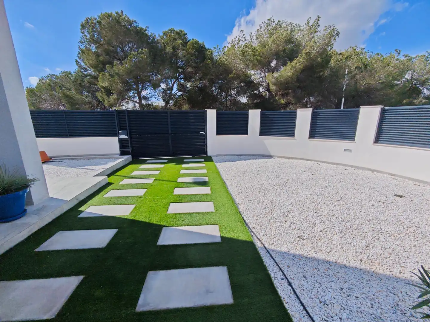 Jardín de Casa o chalet en venta en Pilar de la Horadada con Calefacción, Jardín privado y Terraza