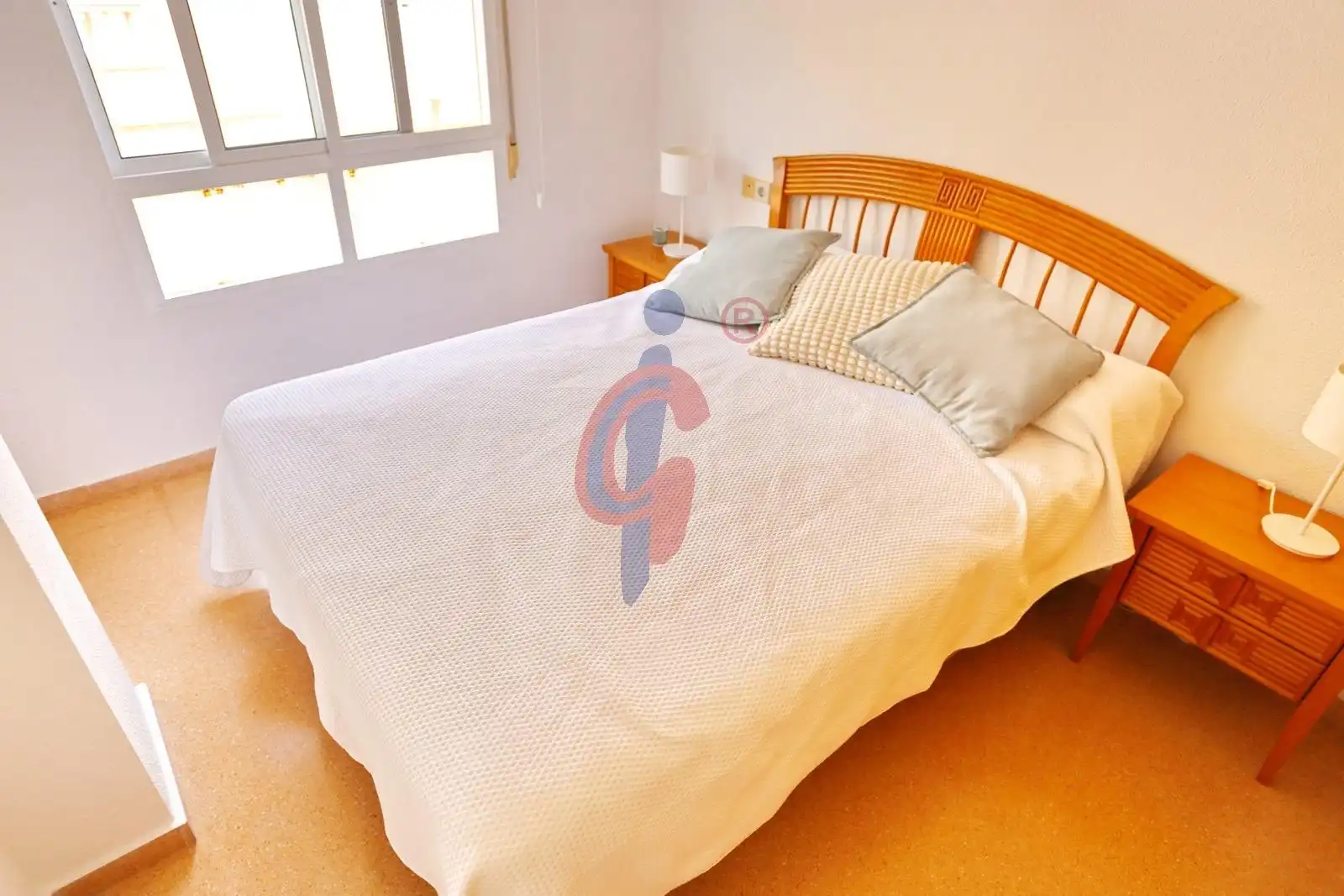 Schlafzimmer von Wohnungen zur Miete in Guardamar del Segura mit Klimaanlage, Heizung und Terrasse