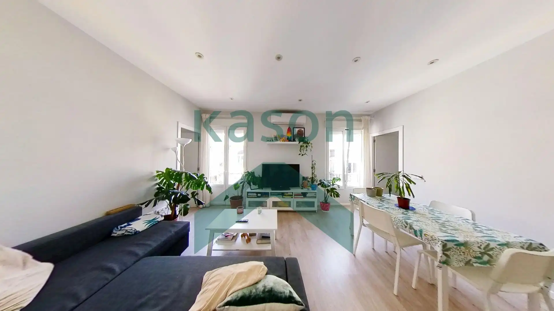 Sala de estar de Piso en venta en  Madrid Capital con Aire acondicionado y Calefacción
