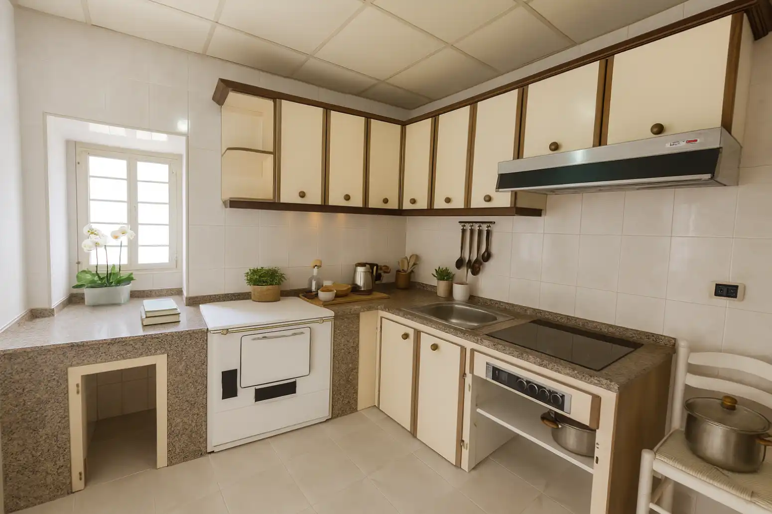 Cocina de Casa o chalet en venta en Gozón con Calefacción, Jardín privado y Parquet