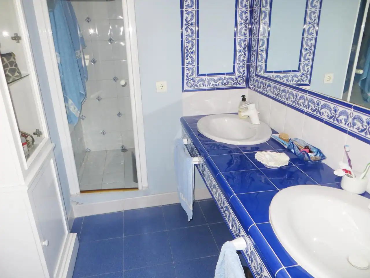 Bany de Casa o xalet de lloguer en Punta Umbría amb Jardí privat, Moblat i Balcó