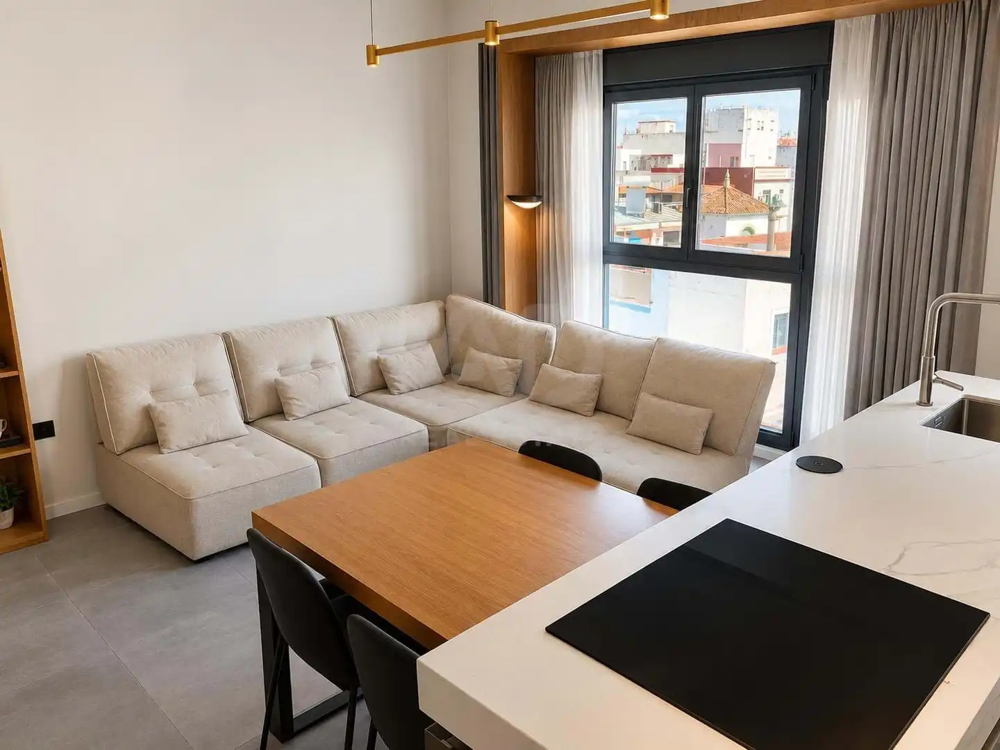 Sala d'estar de Àtic en venda en Sevilla amb Aire condicionat, Calefacció i Terrassa