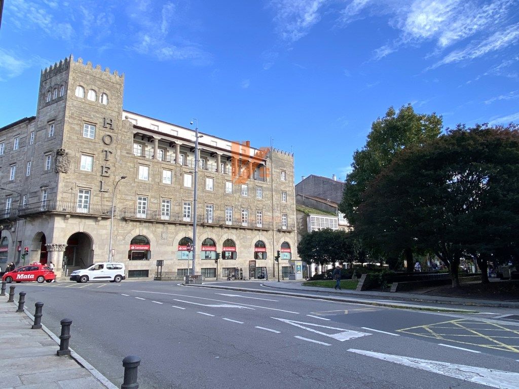 Exterior view of Flat for sale in Santiago de Compostela   with Air Conditioner