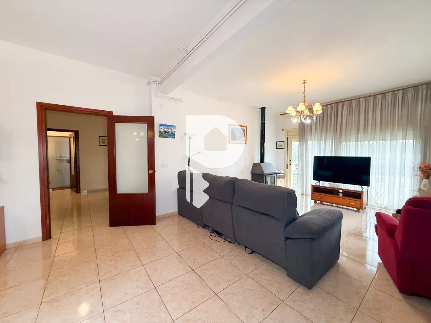 Sala de estar de Casa o chalet en venta en Collbató con Aire acondicionado, Jardín privado y Terraza