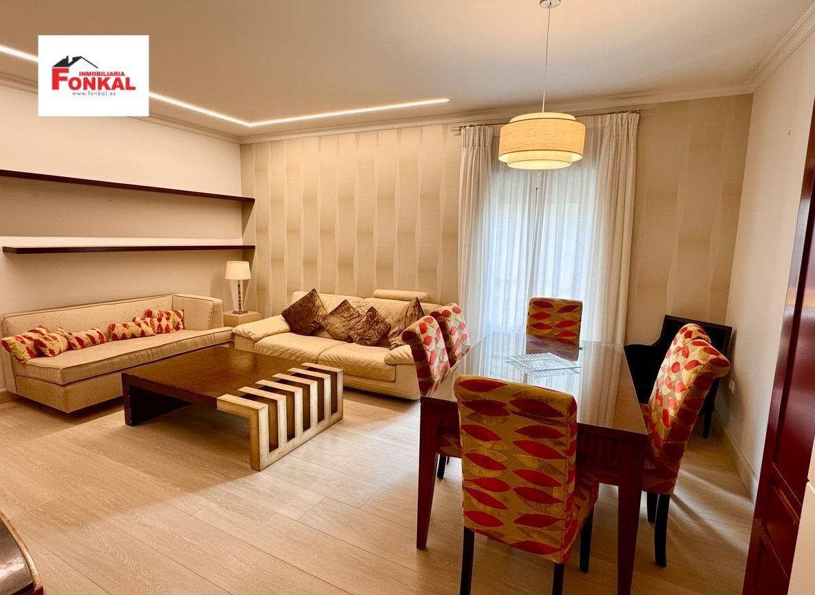 Living room of Flat to rent in Jerez de la Frontera  with Air Conditioner, Heating and Balcony