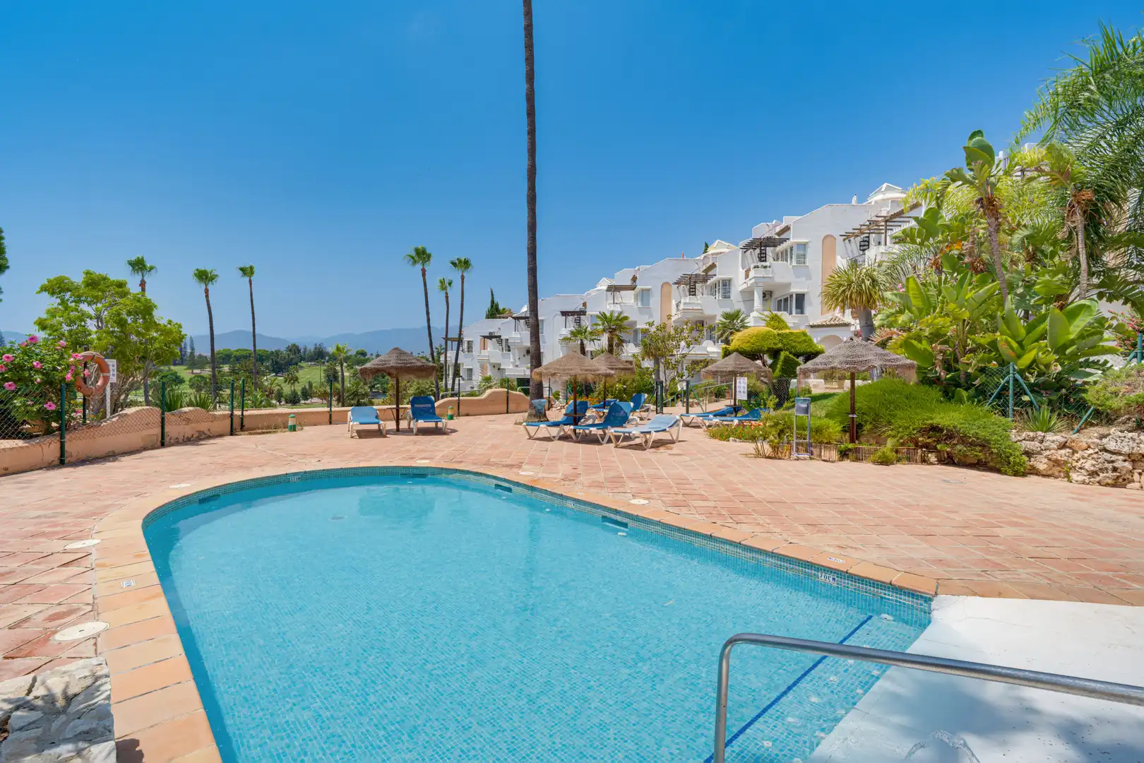 Exterior view of Ground floor for sale in Mijas  with Air Conditioner, Terrace and Swimming Pool