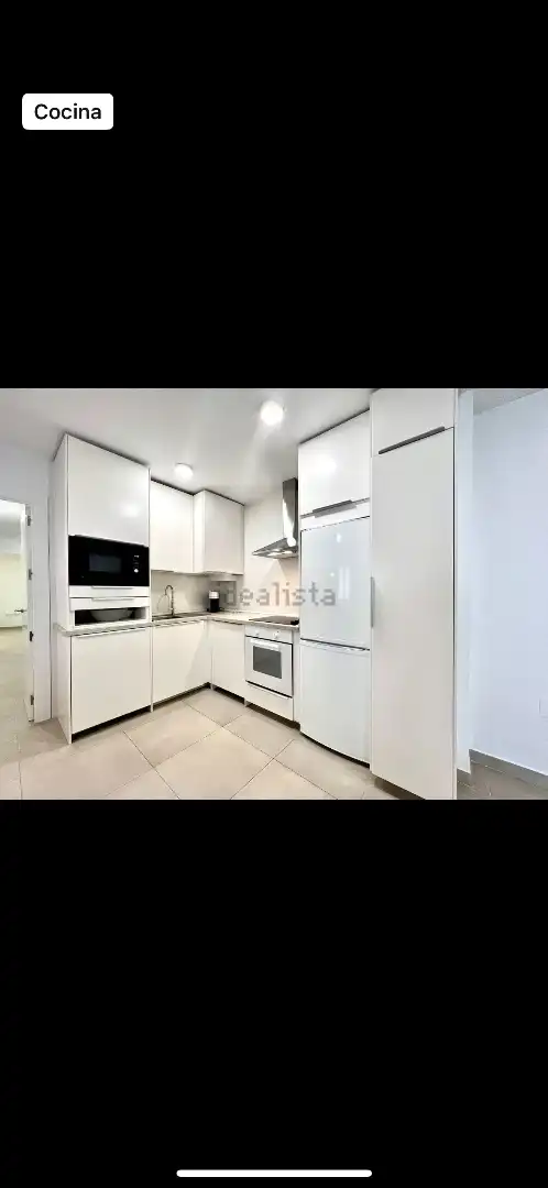 Kitchen of Flat for rent in Málaga  with Air Conditioner, Terrace and Furnished