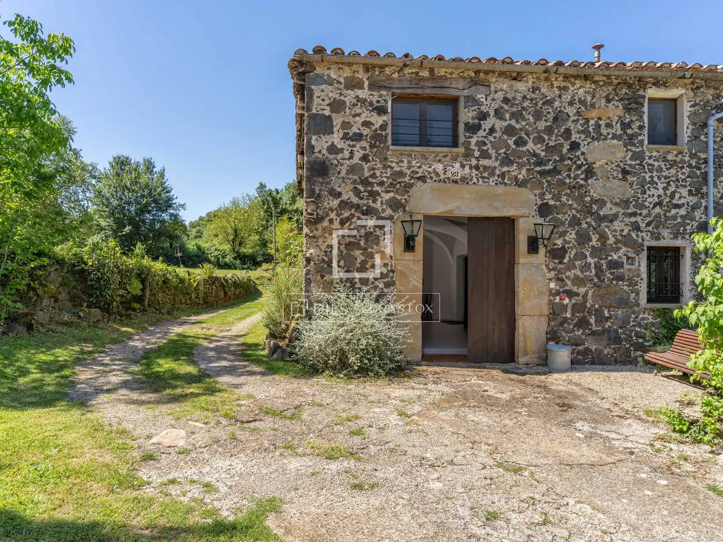 Vista exterior de Finca rústica en venda en Vilademuls amb Aire condicionat, Jardí privat i Traster