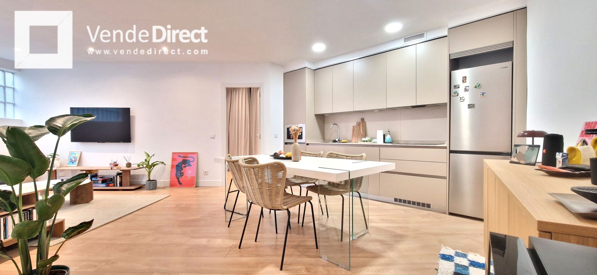 Dining room of Flat for sale in  Madrid Capital  with Air Conditioner, Heating and Furnished