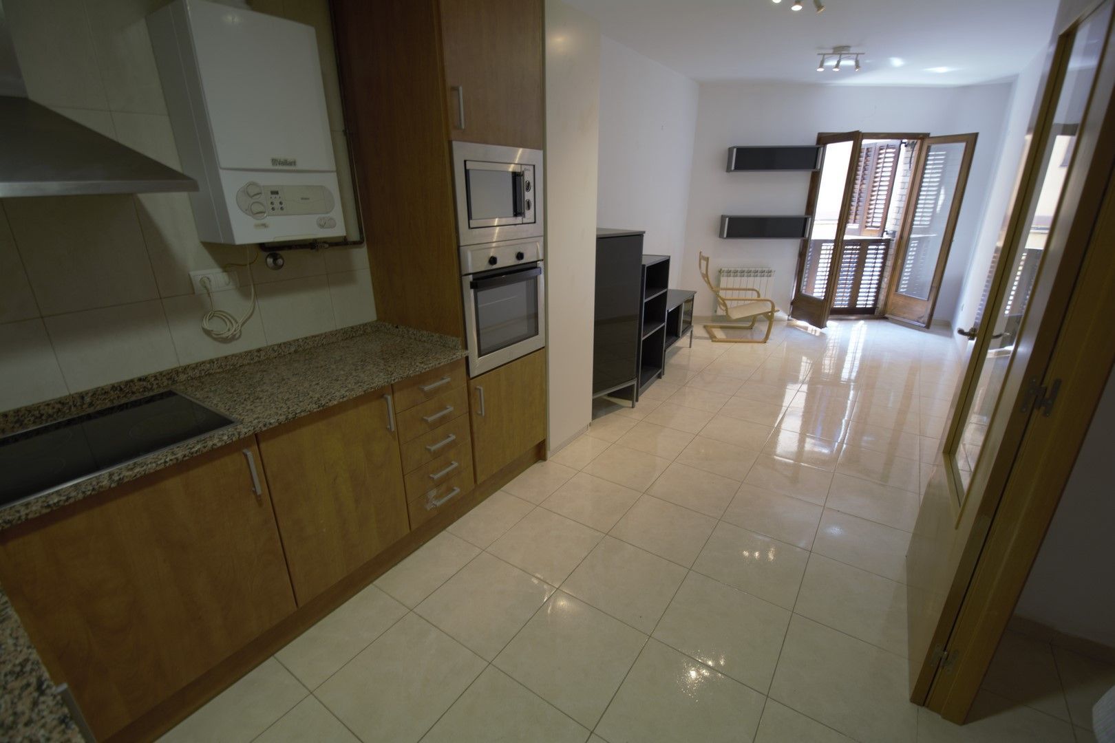 Kitchen of Flat to rent in Sant Fruitós de Bages  with Heating, Oven and Microwave