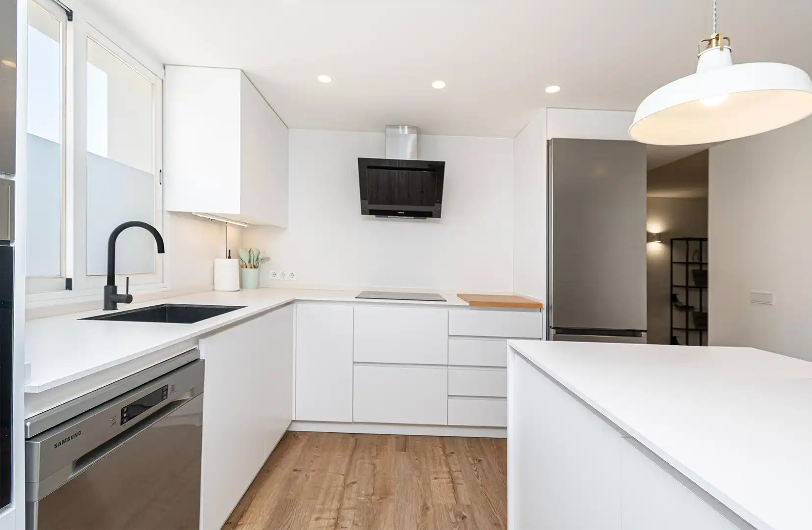 Cocina de Piso de alquiler en  Palma de Mallorca con Aire acondicionado, Calefacción y Amueblado