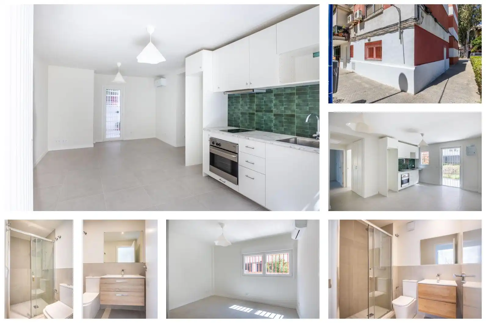 Exterior view of Flat for sale in Sevilla  with Air Conditioner