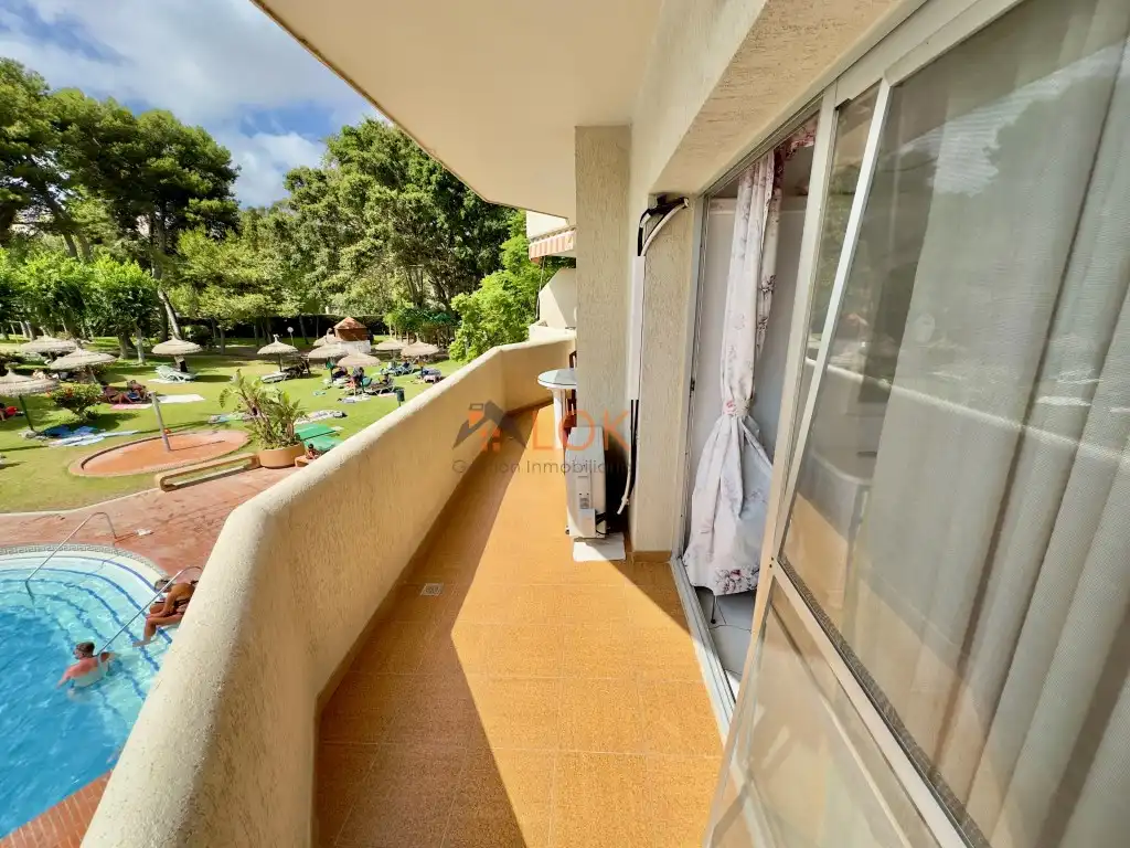 Balcony of Flat for sale in Benalmádena