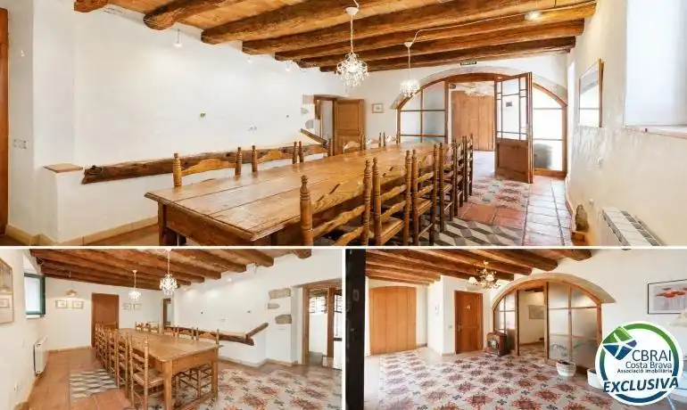 Comedor de Finca rústica en venta en Fortià con Aire acondicionado y Calefacción