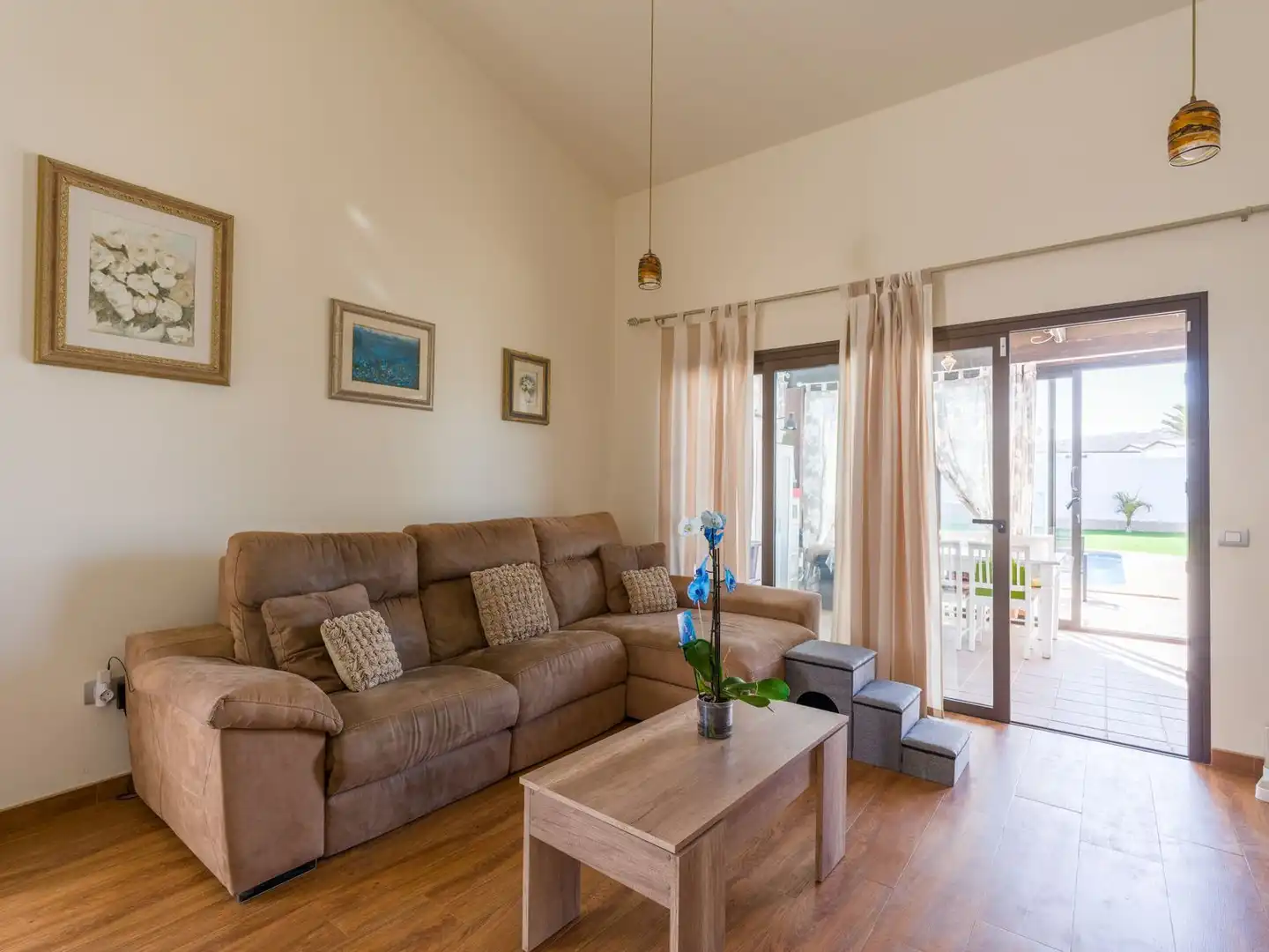 Sala de estar de Casa o chalet en venta en Antigua con Aire acondicionado, Jardín privado y Terraza