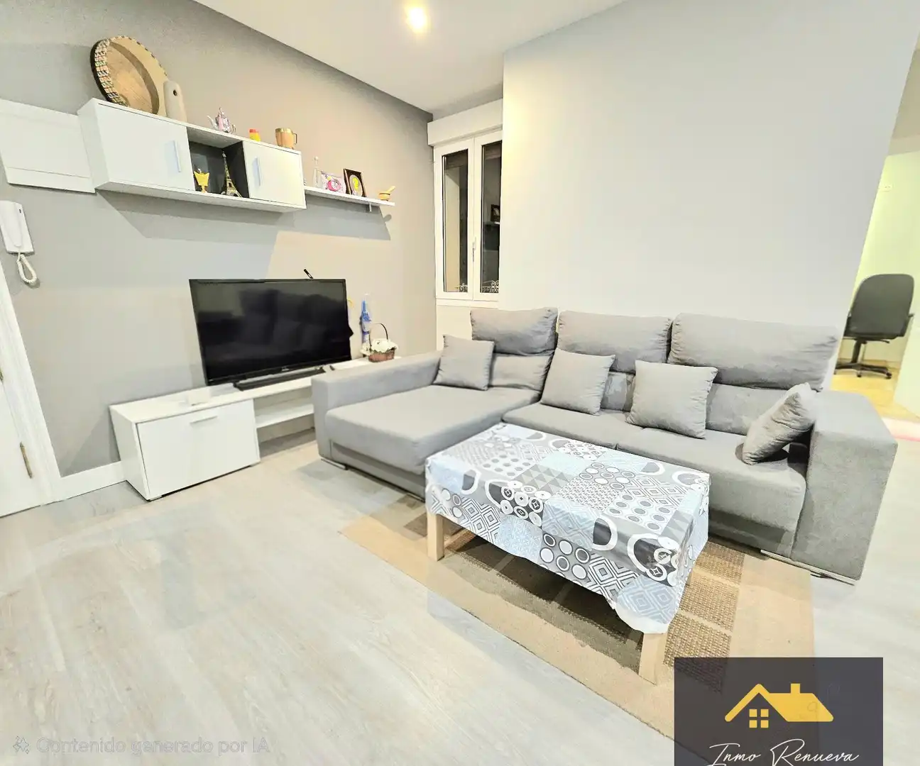 Sala de estar de Piso en venta en Centro - Albiz - Markonzaga