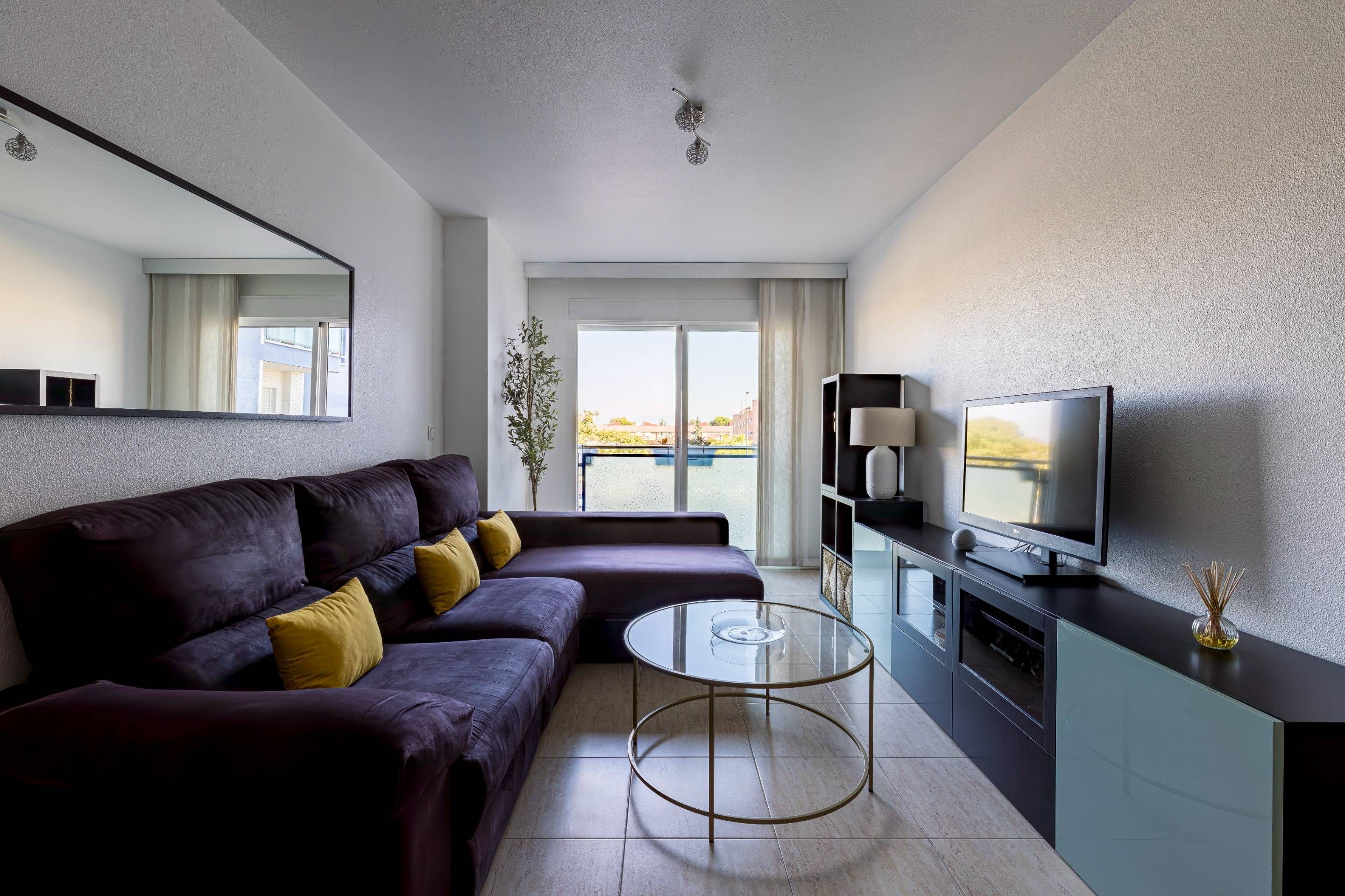 Living room of Flat for sale in  Murcia Capital  with Air Conditioner and Storage room