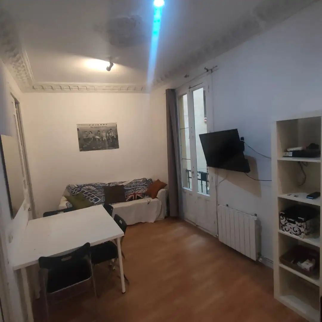 Wohnzimmer von Wohnung zur Miete in Madrid mit Heizung, Möbliert und Ofen