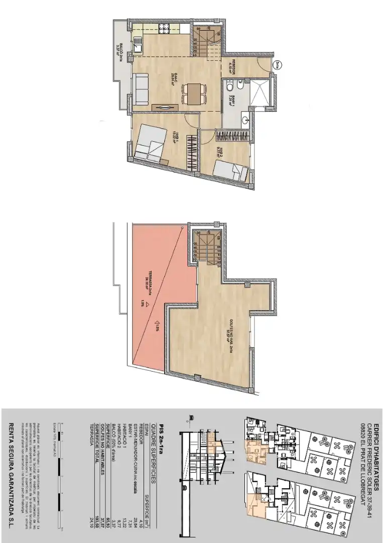 Dúplex en venta en El Prat de Llobregat con Aire acondicionado, Calefacción y Jardín privado