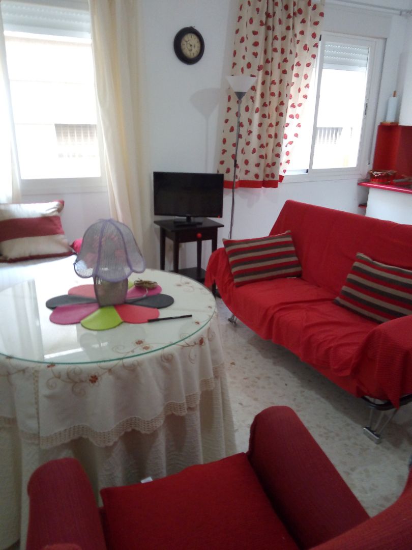 Living room of Flat to rent in Motril  with Furnished, Washing machine and Microwave