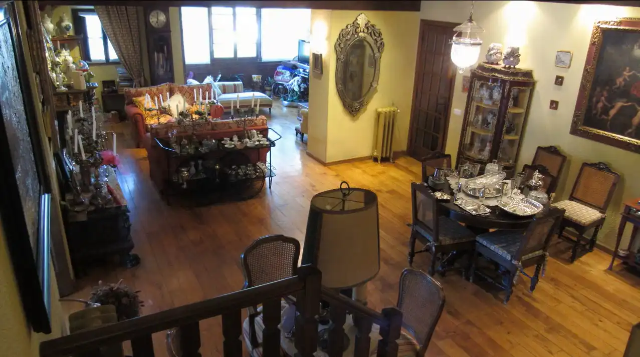 Menjador de Finca rústica en venda en Pravia amb Calefacció, Jardí privat i Parquet