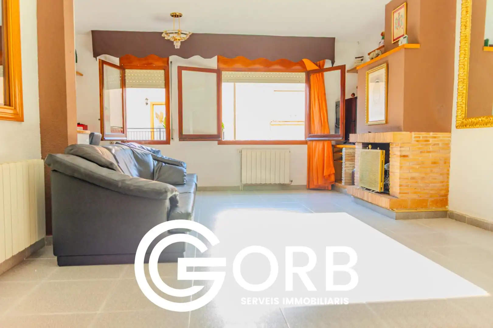 Sala de estar de Casa o chalet en venta en Mataró con Calefacción, Terraza y Trastero