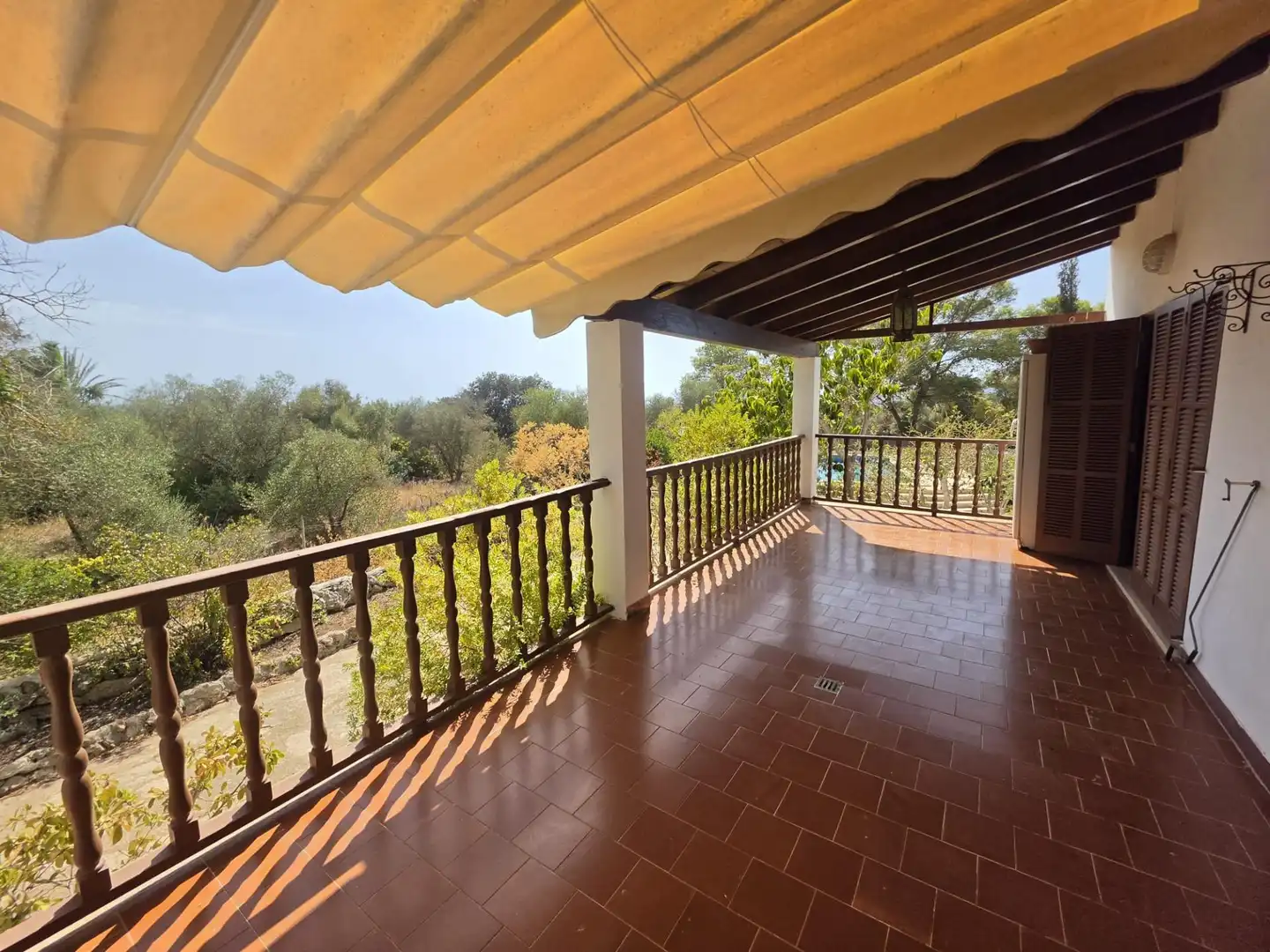 Terrace of Country homes for rent in Marratxí  with Air Conditioner, Heating and Private garden
