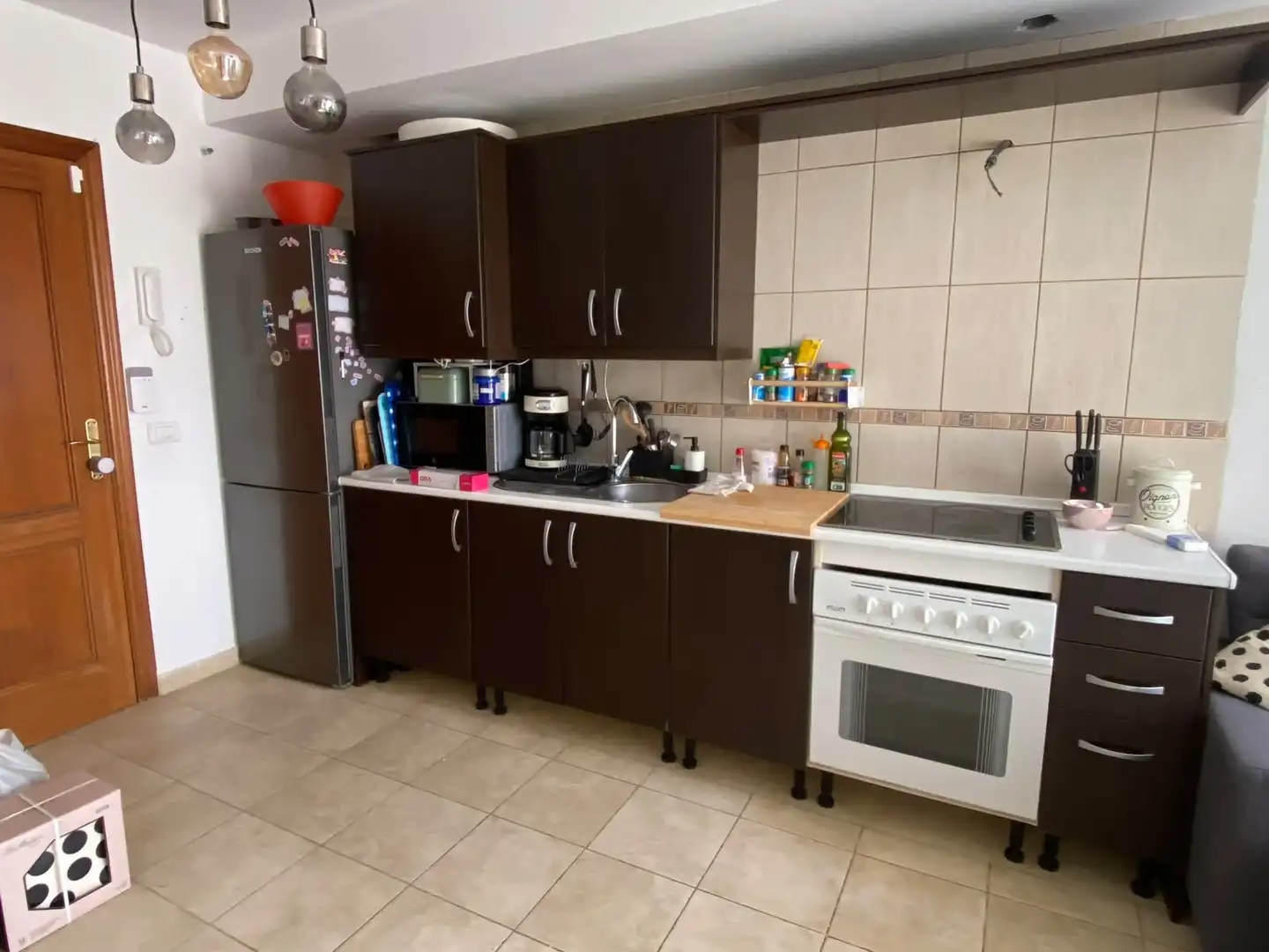 Küche von Maisonette zur Miete in La Matanza de Acentejo mit Heizung, Privatgarten und Terrasse