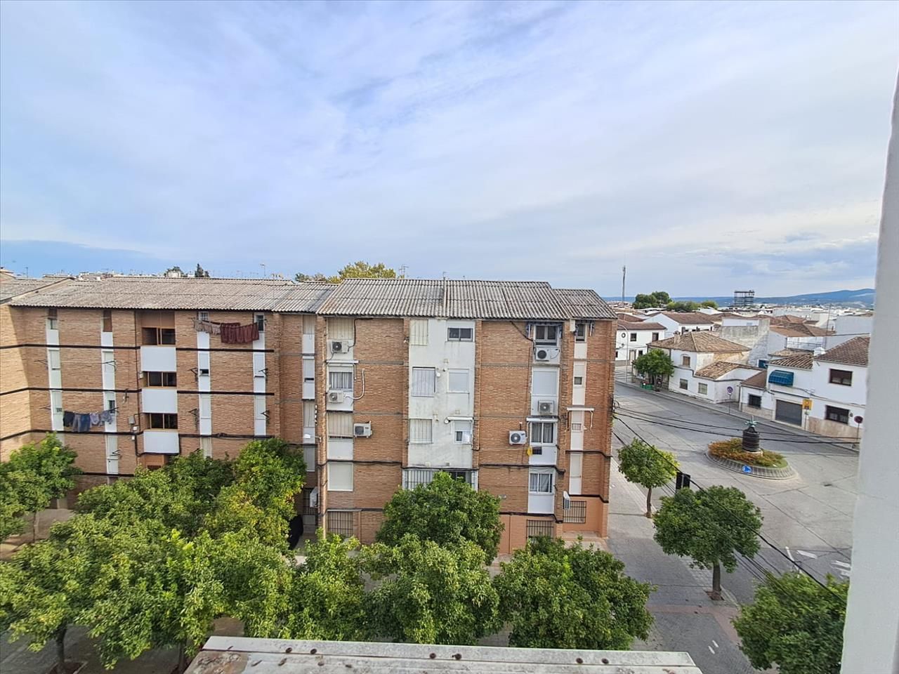 Vista exterior de Piso en venta en Montilla con Aire acondicionado, Parquet y Balcón