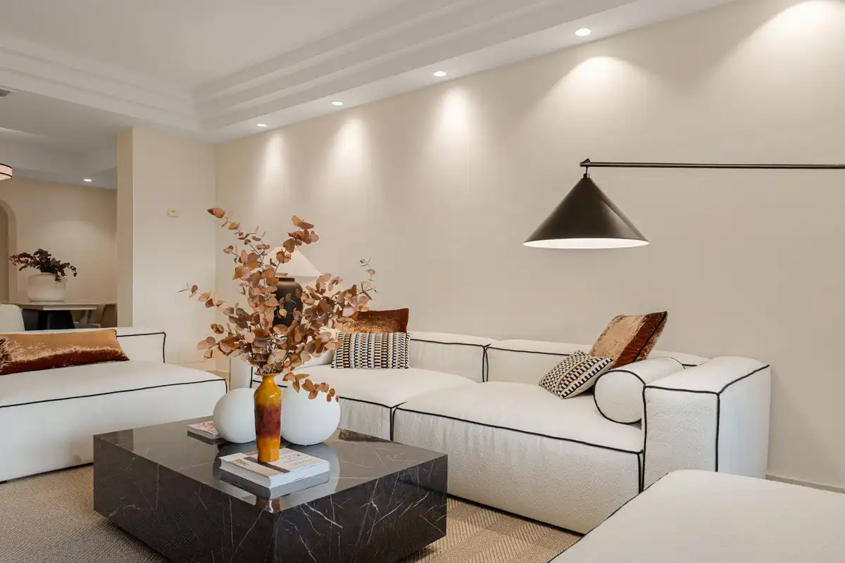 Sala de estar de Piso en venta en Marbella con Aire acondicionado y Trastero