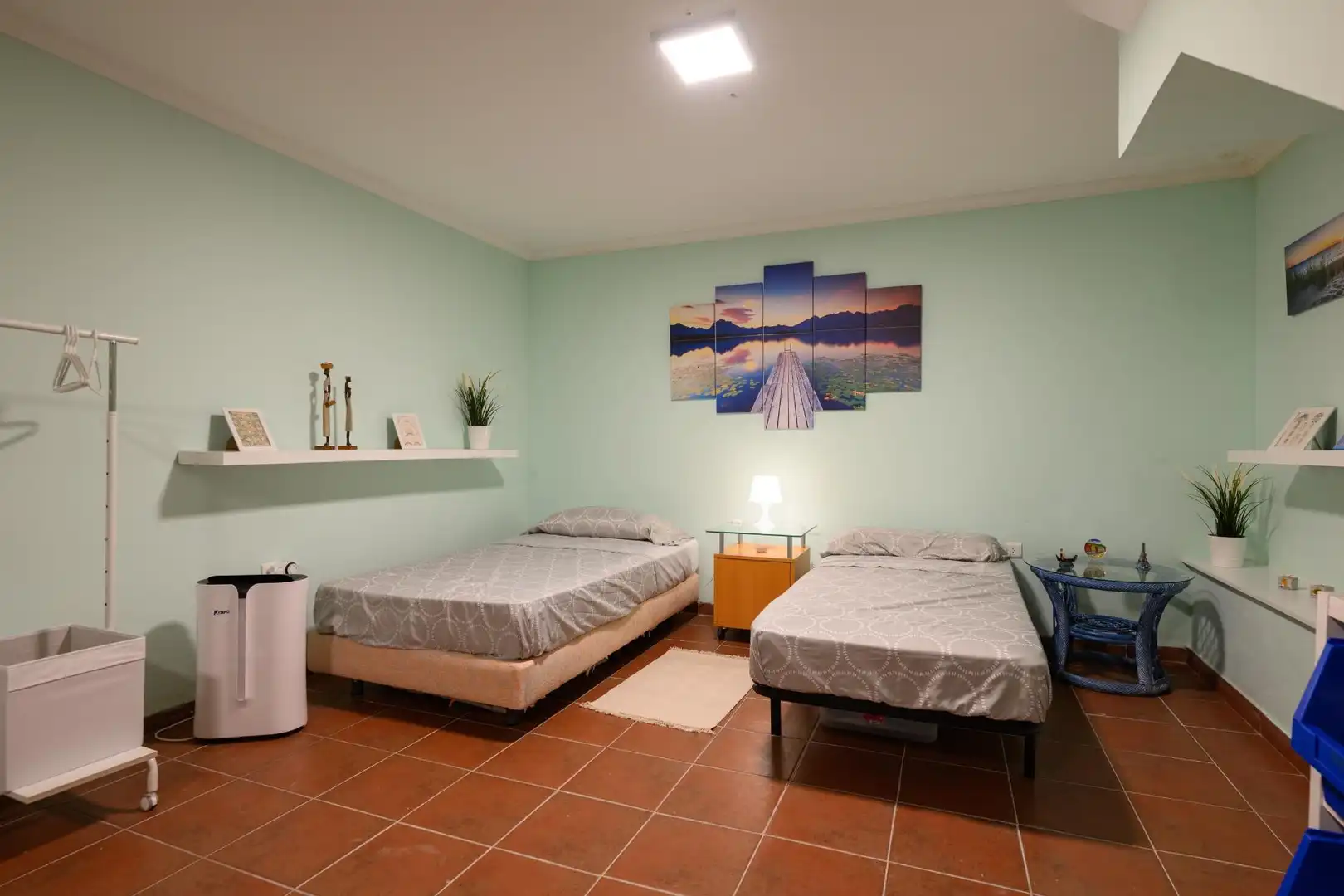 Schlafzimmer von Einfamilien-Reihenhaus zur Miete in San Bartolomé de Tirajana mit Klimaanlage, Privatgarten und Terrasse