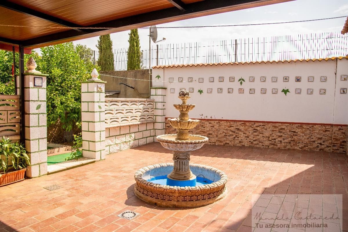 Garden of House or chalet for sale in Alange  with Terrace, Storage room and Furnished