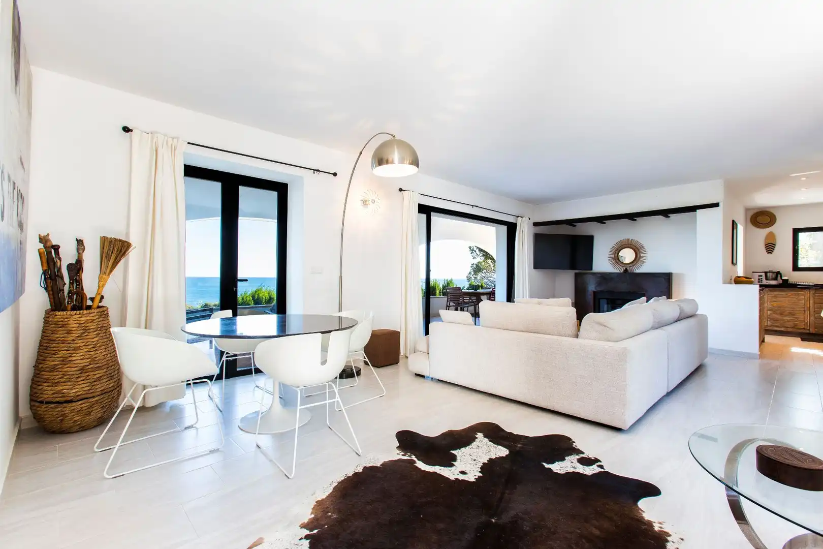 Sala de estar de Casa o chalet en venta en Dénia con Aire acondicionado, Calefacción y Jardín privado