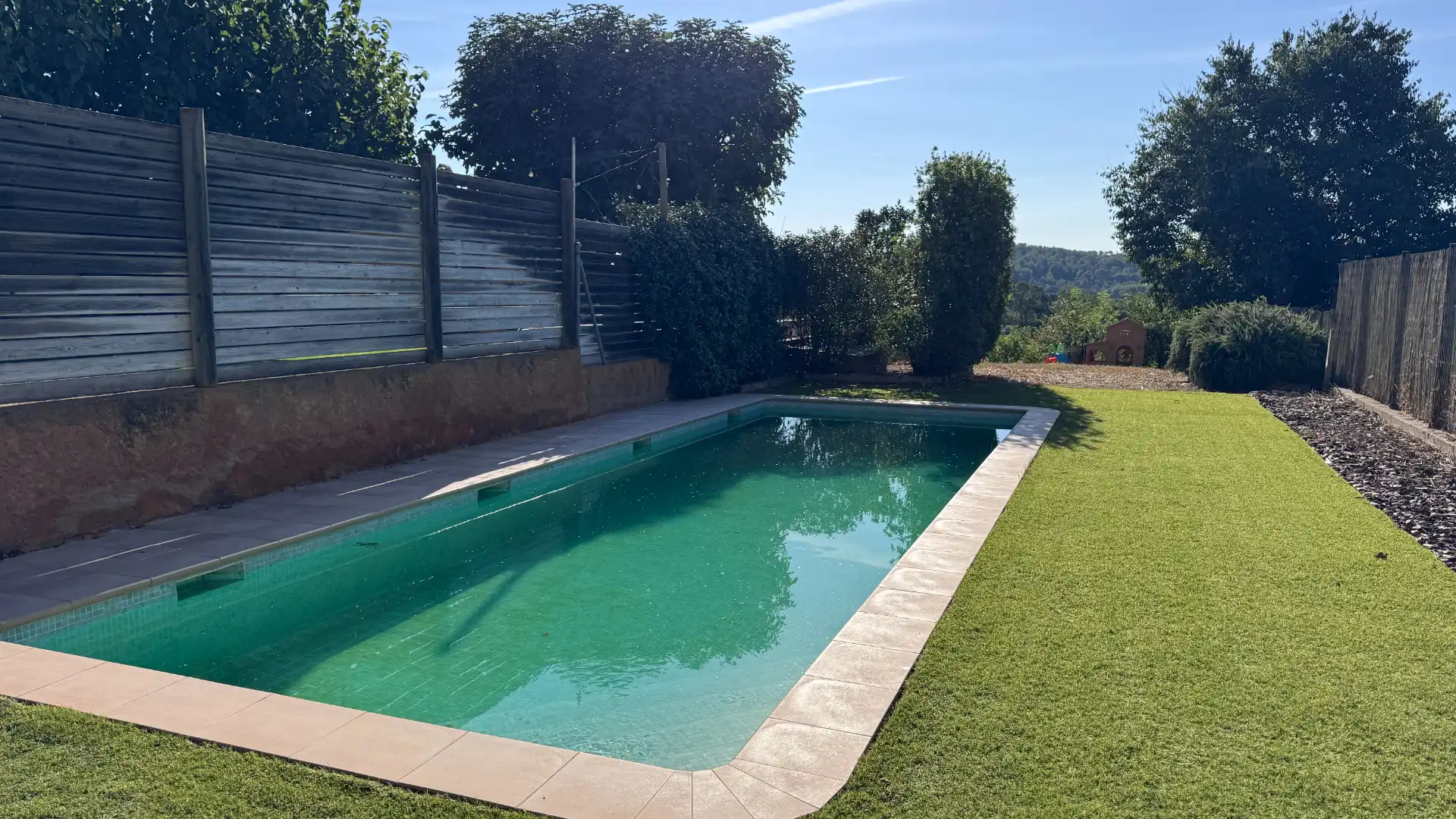 Swimming pool of Country homes for sale in Corçà  with Air Conditioner, Heating and Private garden